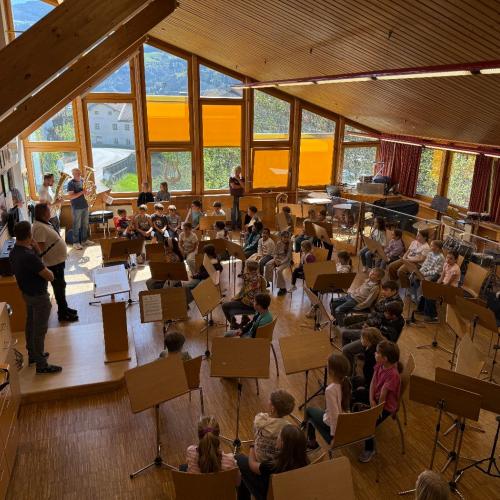 Besuch der Musikkapelle